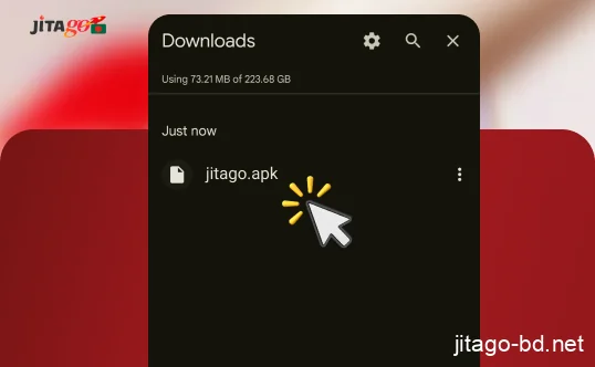 APK ফাইলটিতে ট্যাপ করুন এবং অ্যাপ ইনস্টলেশন শুরু করুন। ধাপ ৭